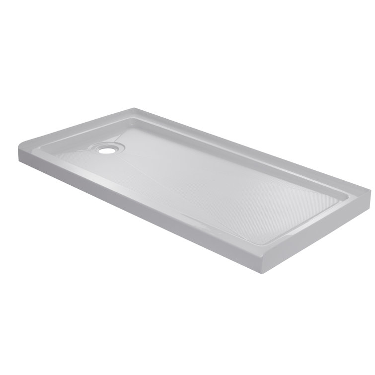 Hazelwood Home 60" W x 32" D Single Shower Base & Reviews Wayfair